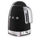 Electric Kettle - Smeg 50's Style KLF04BLEU 1.7L, 7 Temp Settings, Black