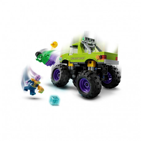 Construction Set - LEGO MARVEL 76312 Hulk Truck vs. Thanos 229 Pieces