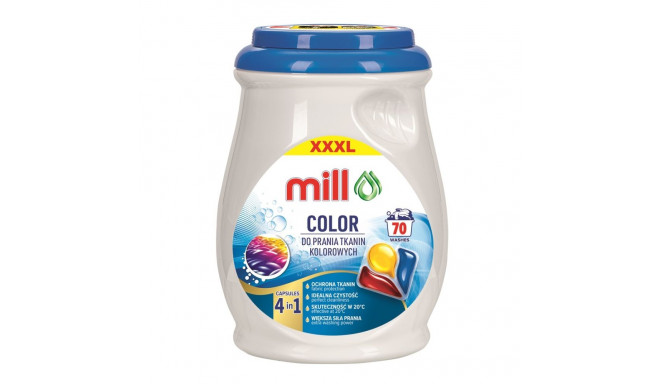 Washing Capsules - MILL PROFESSIONAL 3-Chamber Colour 70 pcs.