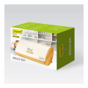 Kitchen Storage - Maestro MR-1775 Bread Box Bamboo Metal Ivory