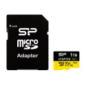 Memory Card - Silicon Power Inspire 128GB MicroSDXC V30 UHS-I U3 A2 + Adapter