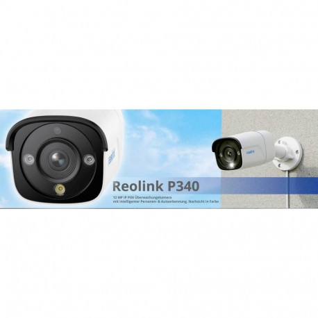 IP Security Camera - Rerolink P340 12MP 4512x2512 Night Vision 30m PoE IP66
