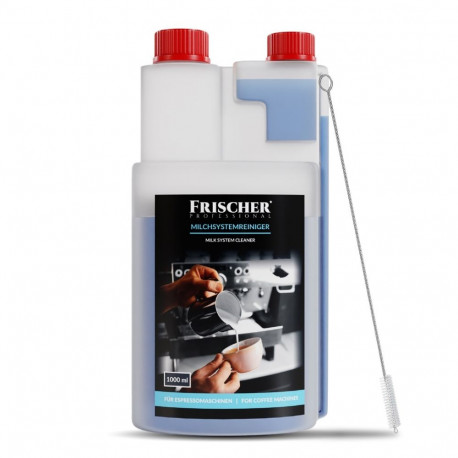 Coffee Machine Cleaner - Frischer Milk System Cleaner 1L + 20cm Brush