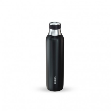 Bottle for Saturator - Brita sodaTRIO 650ml Stainless Steel Ergonomic Black