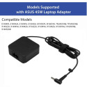 ASUS 45W power DC Adapter AD45-00B-45 (with 4.5mm round pin).