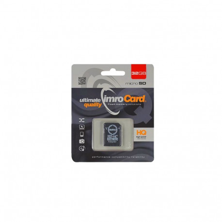 Imro memory card 32GB microSDHC cl. 10 UHS-I + adapter