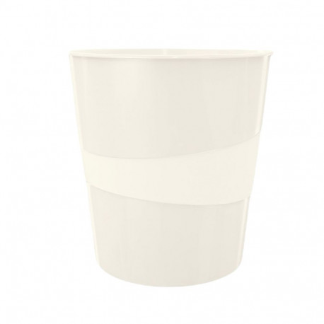 Waste bin Leitz Plus 15L WOW White
