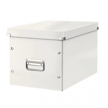 Hoiukarp kokkupandav Leitz WOW Cube Click&Store valge, Large 320x310x360mm, lam.kartong,