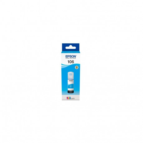 Epson 106 EcoTank (C13T00R240) Ink Refill Bottle, Cyan