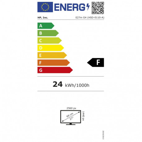 HP E27m G4 USB-C konverents QHD