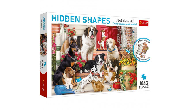 TREFL HIDDEN SHAPES Pusle Koerad, 1000 osa