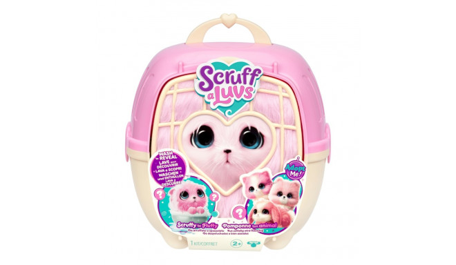 SCRUFF-A-LUVS plush pet, pink, 19 cm