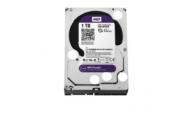 Western Digital HDD 1TB Purple SATA 3.5"