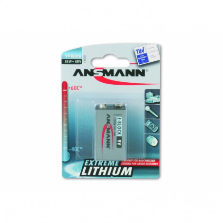 Extreme Lithium 9V-plokkaku 1x liitium, hõbe