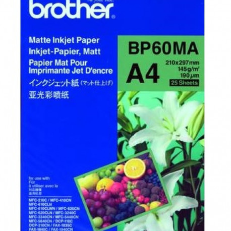 BROTHER MATTE INKJET PAPER A4 (25SH)