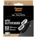 PanzerGlass Hoops Glitter Tempered Glass Lens Screen Protector for iPhone 17 / 16 / 16 Plus - Silver