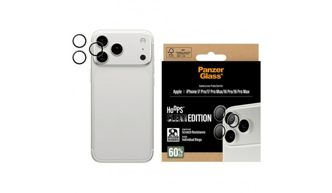 PanzerGlass Hoops Tempered Glass Lens Screen Protector for iPhone 17 Pro / 17 Pro Max / 16 Pro / 16 