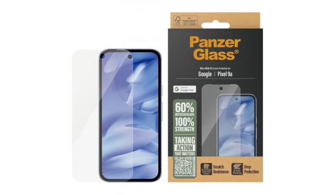 PanzerGlass Ultra-Wide Fit Tempered Glass for Google Pixel 9a 5G