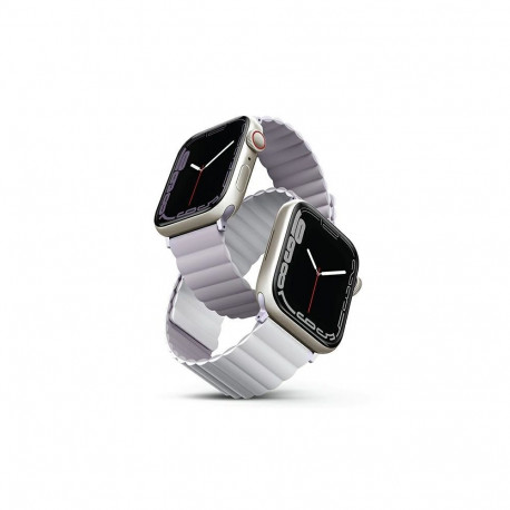 Uniq Revix strap for Apple Watch 1/2/3/4/5/6/7/8/SE/SE2/Ultra 42/44/45/49mm - lilac-white