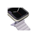 Uniq Revix strap for Apple Watch 1/2/3/4/5/6/7/8/SE/SE2 38/40/41mm - lilac and white