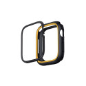 Uniq Moduo case for Apple Watch 4/5/6/7/8/SE/SE2 40/41mm - black and mustard