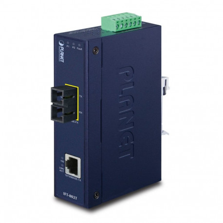 PLANET IFT-802T network media converter 200 Mbit/s 1310 nm Blue