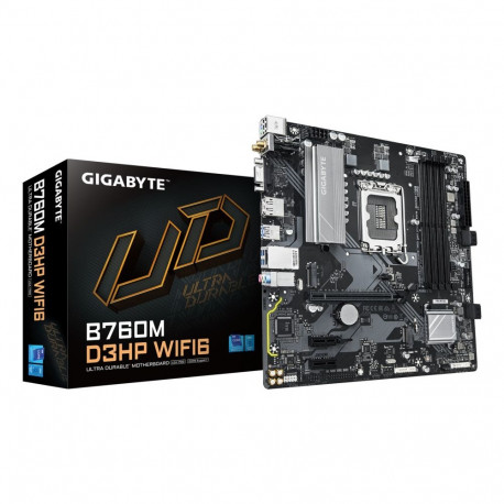 GIGABYTE B760M D3HP WIFI6 Motherboard - Supports Intel Core 14th Gen CPUs, 4+1+1 Phases Digital VRM,