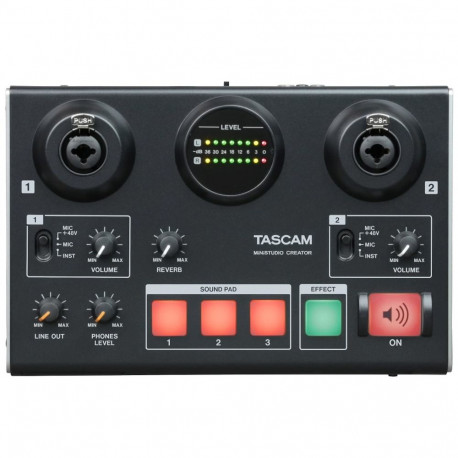 Tascam US-42B - MiniStudio-seeria "Creator" - USB heliliides