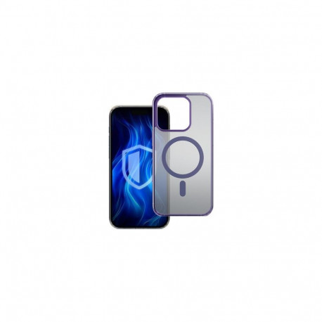 3MK Frosty MagCase mobile phone case 16 cm (6.3") Cover Purple, Transparent
