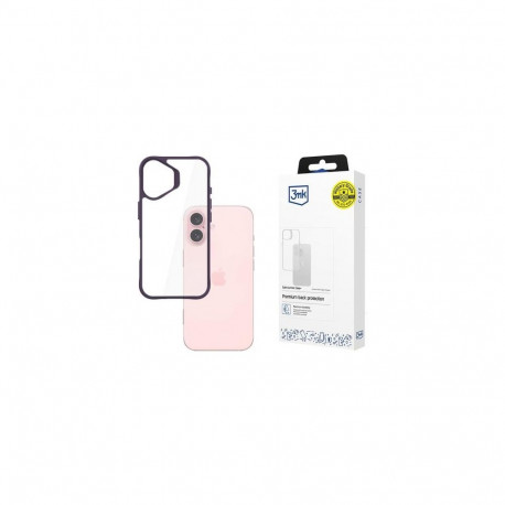 3MK Satin Armor Case+ mobile phone case 15.5 cm (6.1") Cover Purple, Transparent