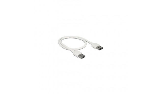 DeLOCK 85192 USB cable USB 2.0 0.5 m USB A White