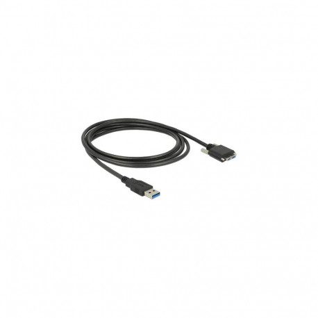 DeLOCK 83599 USB cable USB 3.2 Gen 1 (3.1 Gen 1) 3 m USB A Micro-USB B Black