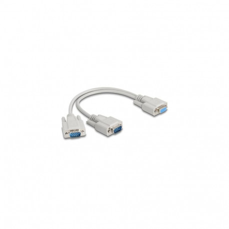 DeLOCK 67160 serial cable Beige 0.3 m DB-9