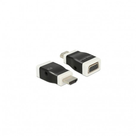 DeLOCK 65586 cable gender changer HDMI-A VGA Black, White