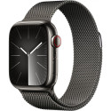 "Apple Watch S9 Edelstahl Cellular 41mm Graphit (milanaise graphit) NEW"