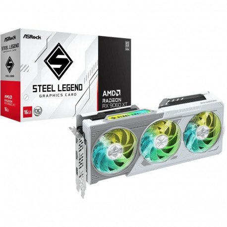 "RX 9060 XT 16GB ASRock Radeon Steel Legend OC GDDR6"