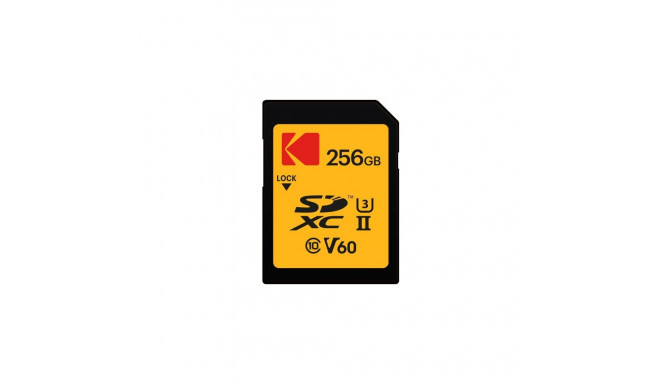 "CARD Kodak 256GB UHS-II U3 V60 Ultra Pro"