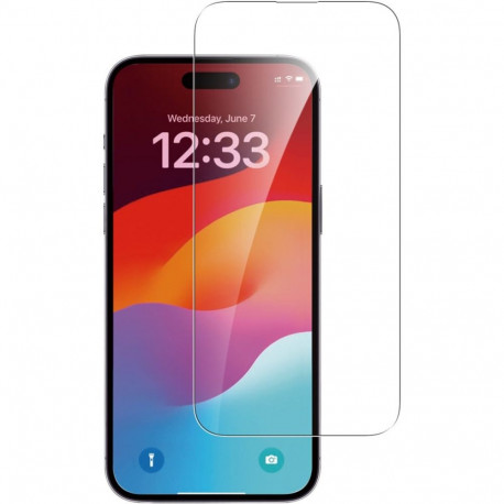 "4smarts Second Glass mit Montagerahmen fr iPhone 15"
