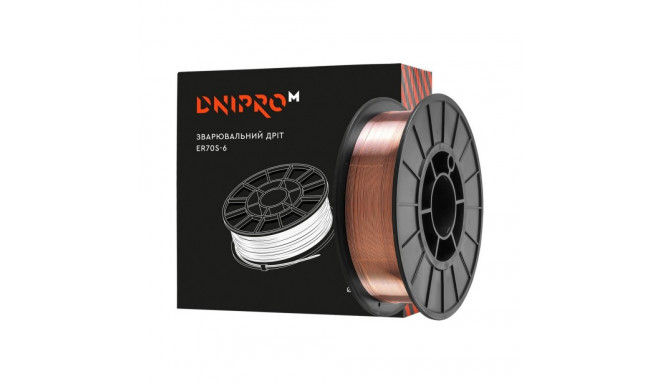 Keevitustraat, teras, kaetud vasega ER70S-6 0,8mm, 2,5kg 81204002 DNIPRO-M