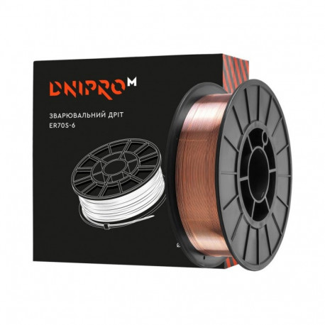 Welding wire ER70S-6 1mm, 5kg 81204004 DNIPRO-M
