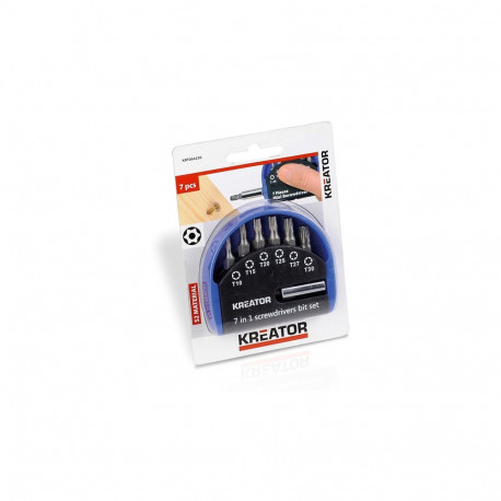 Bit set TORX (7pcs.) Kreator
