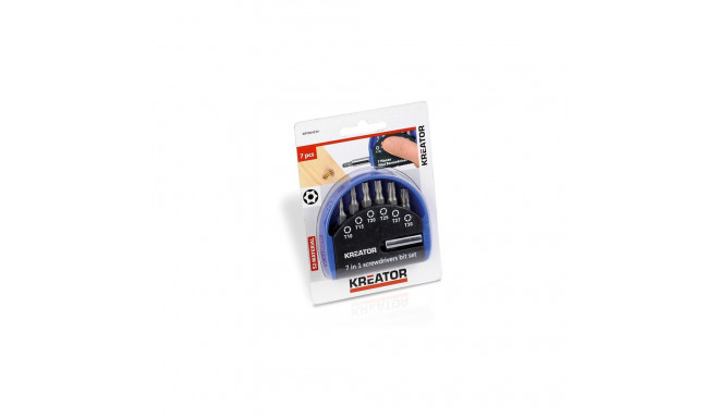 Bit set TORX (7pcs.) Kreator
