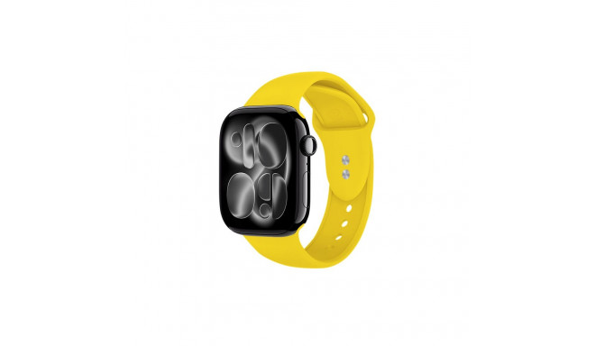 Crong Liquid - Pasek do Apple Watch 38/40/41/42 mm (żółty)