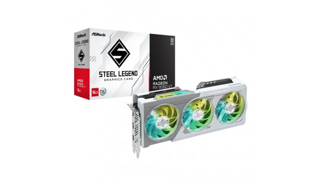 Graphics Card|ASROCK|AMD|Radeon RX 9060 XT|16 GB|GDDR6|128 bit|PCI Express x16 5.0|Active|RX9060XTSL