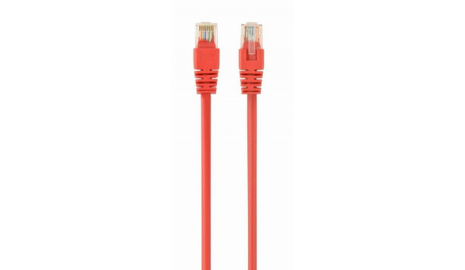 PATCH CABLE CAT5E UTP 0.5M/RED PP12-0.5M/R GEMBIRD