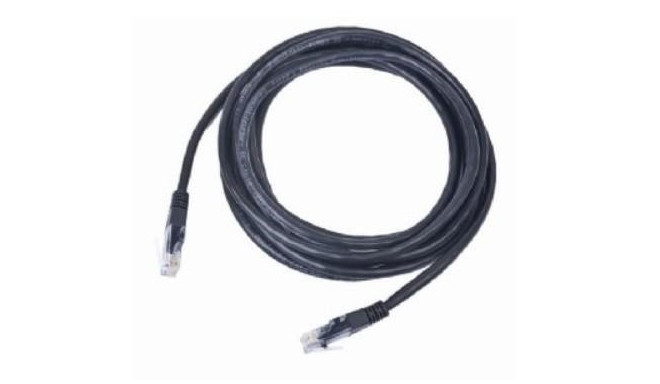 PATCH CABLE CAT5E UTP 5M/BLACK PP12-5M/BK GEMBIRD