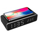 Gembird wireless charger + alarm clock DAC-WPC-01