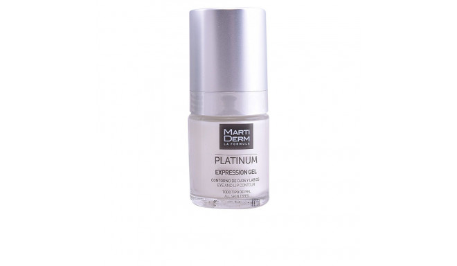 MARTIDERM PLATINUM EXPRESSION gel contorno de ojos y labios 15 ml