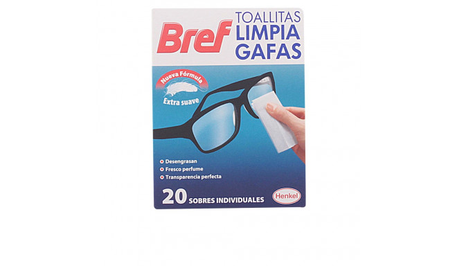 BREF toallitas limpiagafas 20 u