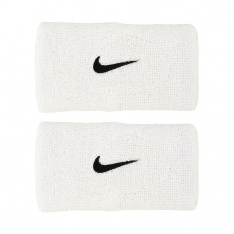 Frotki na rękę Nike Swoosh Wristbands 2 szt. białe N1012406101OS